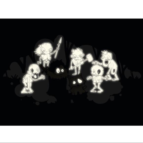 GOT GAME OF THRONES John Snow Unisex Glow in the Dark T-Shirt Navy Size Small - Picture 5 of 7